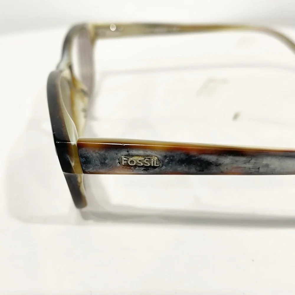 FOSSIL Eyeglass‎ Frames Tortoise Multi color Brown